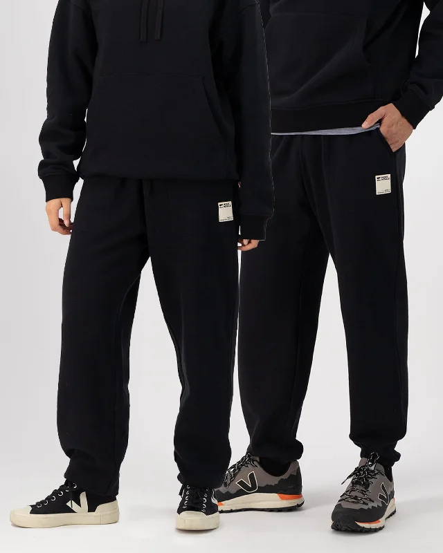 Comfortable yet fashionable women’s wear   Verdant Merino Organic Cotton Sweatpants - Black