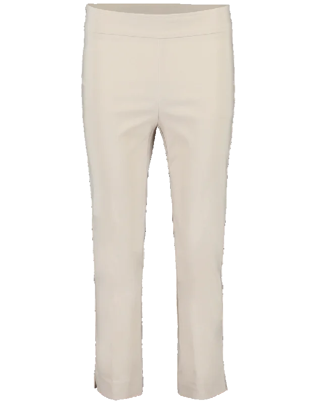 Brigitte Straight Leg Side Slit Pant