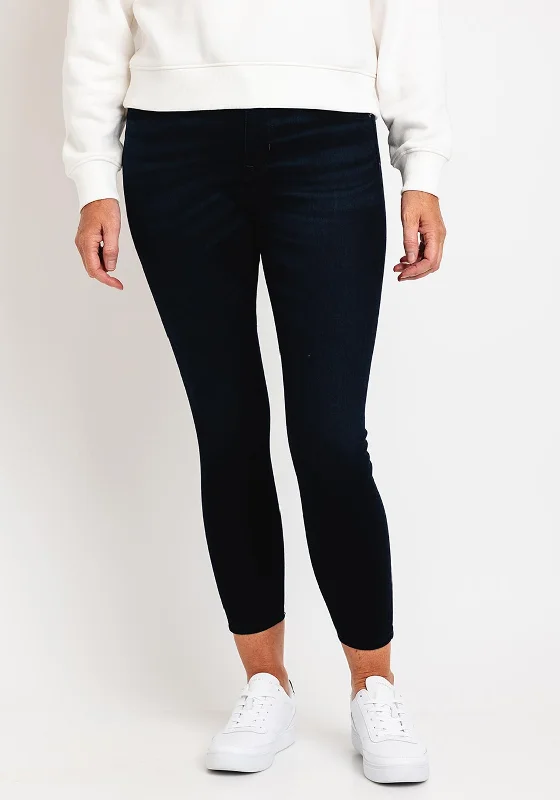 Chic, modern fashion for empowered women   Superdry Womens High Waist Skinny Jeans, Viper Blue Black