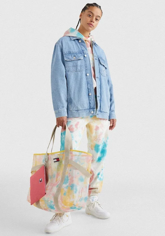 Refresh your wardrobe with trendy women’s apparel Tommy Jeans Womens Oversized Denim Utility Jacket, Blue Refresh your wardrobe with trendy women’s apparel Tommy Jeans Womens Oversized Denim Utility Jacket, Blue