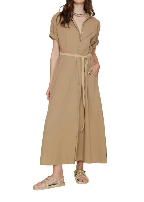 Effortlessly chic fashion for today’s woman   Linnet Dress In Beige Coast