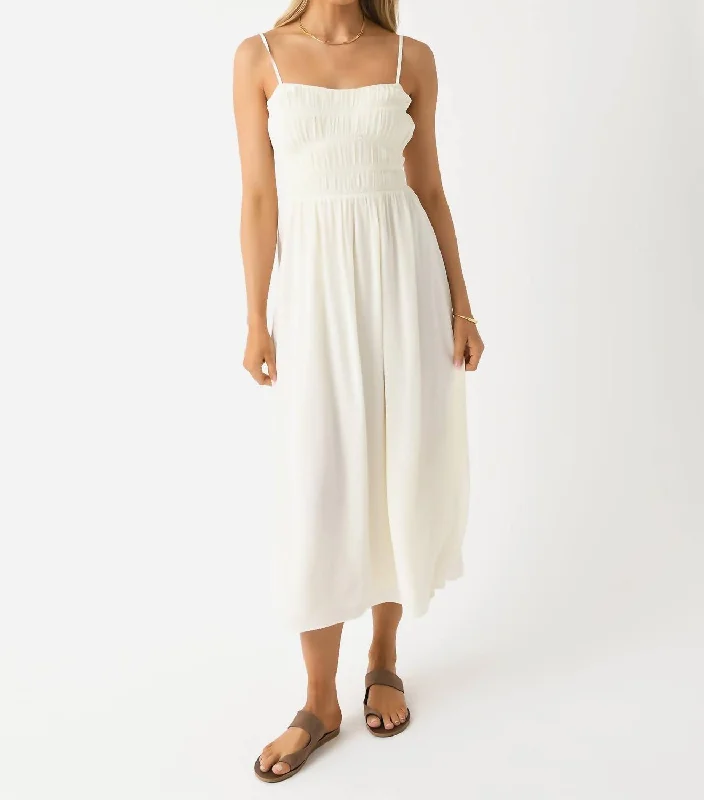 Feminine silhouettes for the modern woman   Stylla Dress In White Agate