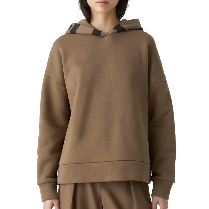 Versatile fashion options for every occasion   Organic Cotton Hoodie In Golden Wood